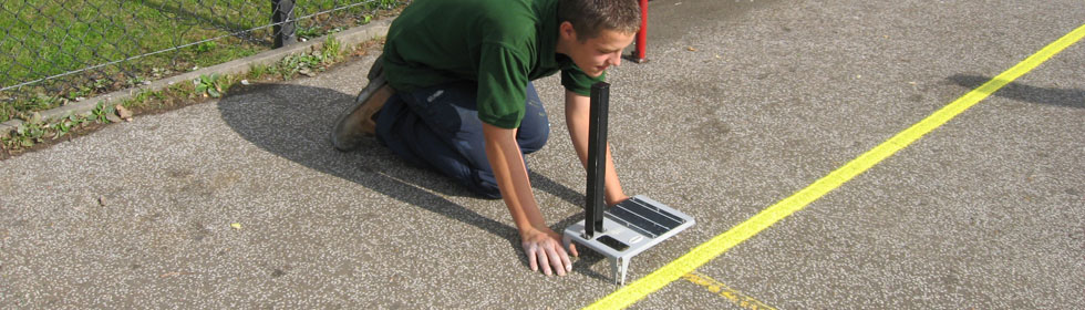 Laser line marking