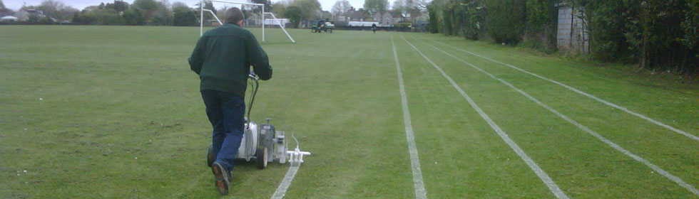 Sports field line marking services